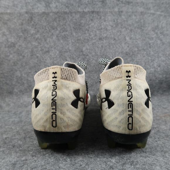 Under Armour Shoes Mens 8.5 Soccer Football Cleat Clone Blur MC White Boot Sport main image 6